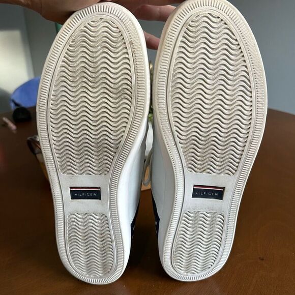Tommy Hilfiger Tevant navy blue white mens sneaker‎ size 12 - Picture 9 of 11